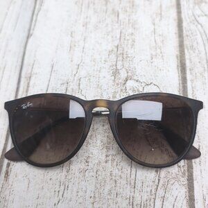 Ray-Ban RB4171 Erika Classic Sunglasses Dark Rubber Tortoise Frame